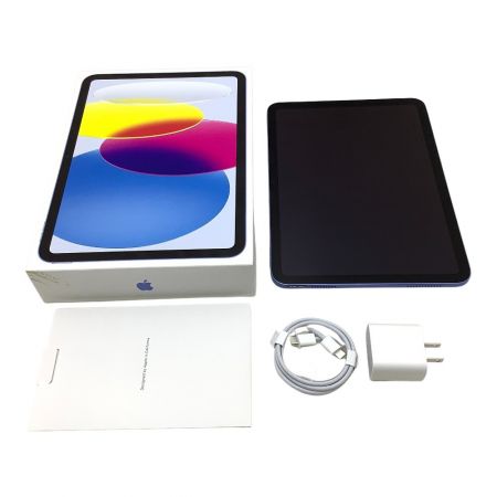  Apple アップル 第10世代 iPad タブレット 64GB Wifiモデル MPQ13J/A ブルー