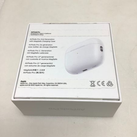  Apple アップル AirPods PRO 2 ワイヤレスイヤホン 第二世代 MQD83J/A