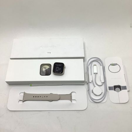 中古】 Apple アップル Apple Watch Series 9 41mm スターライト ...