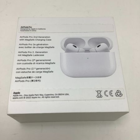  Apple アップル AirPods PRO ワイヤレスイヤホン 第二世代 MQD83J/A