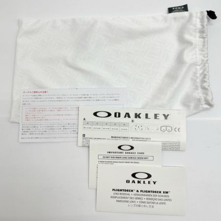  OAKLEY オークリー Flight Deckスノーゴーグル ユニセックス大人 XL 0OO7050
