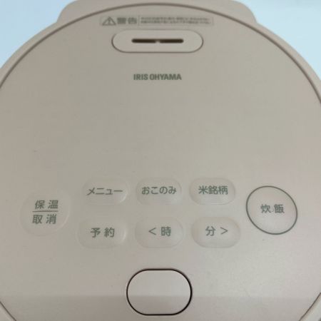  IRISOHYAMA アイリスオーヤマ 炊飯器 マイコン 3合炊き 2023年製 RC-MGA30-P ピーチピンク