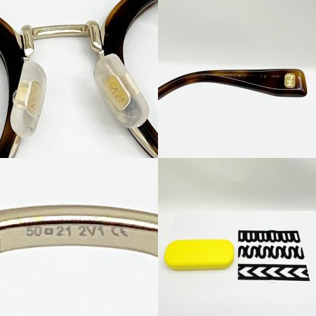  MARC JACOBS マークジェイコブス 眼鏡 メガネ ケース付 ブラウン