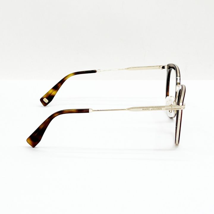 ◆◆MARC JACOBS マークジェイコブス 眼鏡フレーム ケース付き MARC596 MARC JACOBS マークジェイコブス 眼鏡 メガネ ケース付 ブラウン