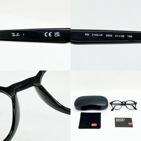  RAY-BAN レイバン 眼鏡 ケース付 RB2180-VF ブラック