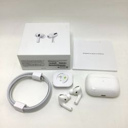 ▲▲ Apple アップル AirPods PRO ワイヤレスイヤホン  MWP22J/A ホワイト Cランク