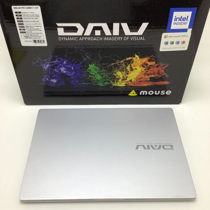 mouse ノートパソコン DAIV 14インチ LAPTOP MB-4H751ABW11-CT｜中古｜なんでもリサイクルビッグバン