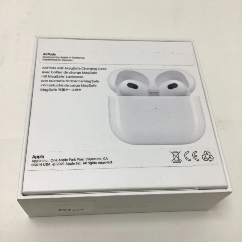 中古】 Apple アップル AirPods 第三世代 ワイヤレスイヤホン MME73J/A ...