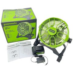  GREENWORK ポータブルファン リチウムイオンバッテリー サーキュレーター 24V FAN Aランク