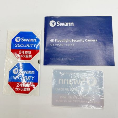  SWANN Wifiフロードライト 4カメラ セキュリティカメラ 防犯カメラ SWIFI-4KFLOCAM-JP