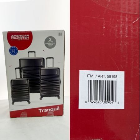  AMERICAN TOURISTER アメリカンツーリスター スーツケース 3個セット ART.58198 ブラック