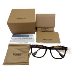 ◆◆ BURBERRY バーバリー 折り畳み眼鏡 眼鏡　55□20 145 B4341 ブラウン Bランク