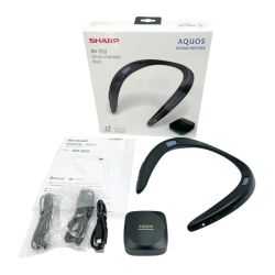 ◆◆ SHARP シャープ ヘッドホン ワイヤレスネックスピーカー AN-SS2 ブラック Sランク