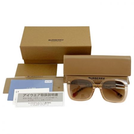 BURBERRY バーバリー サングラス グラデーション 56□20 140 B4323-F 薄茶色