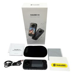 ◆◆ insta360 X3 アクションカメラ本体 CINSAAQ/B ブラック Bランク