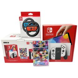 ◆◆ Nintendo ニンテンドウ コストコオリジナル Switch(有機ELモデル)マリオカート8デラックス HEG-S-KAAAA(JPN) ホワイト Cランク
