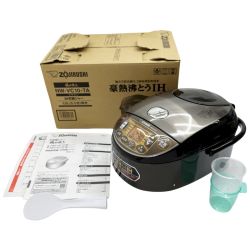 ◆◆ ZOJIRUSHI CORPORATION 象印 豪熱沸とう 極め炊き IH 炊飯ジャー 1.0L(5.5合)炊き 2024年製 NW-VC10-TA ブラウン Bランク