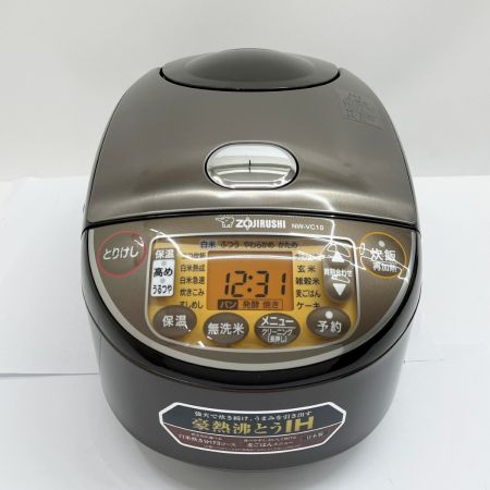  ZOJIRUSHI CORPORATION 象印 豪熱沸とう 極め炊き IH 炊飯ジャー 1.0L(5.5合)炊き 2024年製 NW-VC10-TA ブラウン
