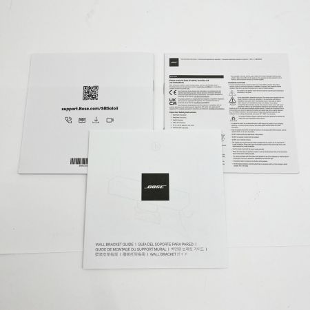  BOSE ボーズ BOSE Solo Soundbar Series II スピーカー サウンドバー 885866-3100
