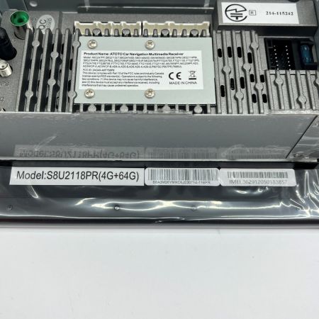  ATOTO カーオーディオ ディオプレイオーディオ 2023年製 S8U2118PR