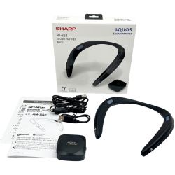 ◆◆ SHARP シャープ ヘッドホン ワイヤレスネックスピーカー AN-SS2 ブラック Aランク