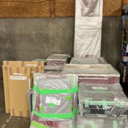 ▲▲ YELL ONE システムキッチン  HR3SK255PN93　W2550 HR3SK255PN93ﾃﾝｼ レッド Cランク