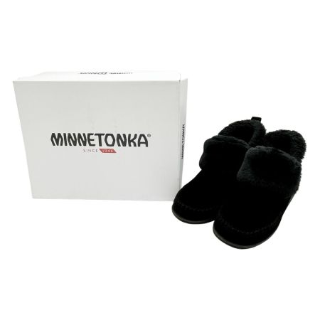   MINNETONKA TUCSON STYLE ミネトンカ ショートブーツ 25cm 未使用品 箱付 ブラック