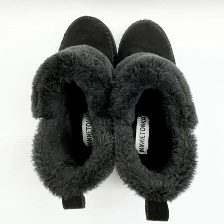   MINNETONKA TUCSON STYLE ミネトンカ ショートブーツ 25cm 未使用品 箱付 ブラック