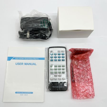  TESmart 4×4HDMI　SeamlessMatrix B081F2TD9D ブラック