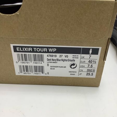  SALOMON サロモン トレッキングシューズ 25.5cm ELIXIR TOUR WP L47691900 ダークネイビー 新品