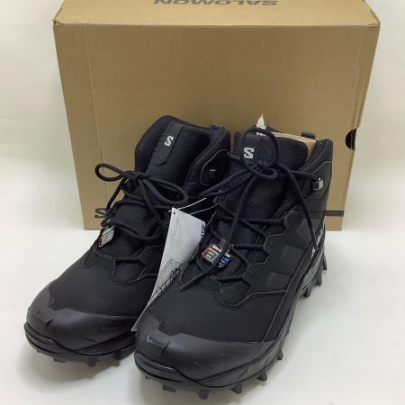  SALOMON サロモン トレッキングシューズ 登山靴 サイズ27cm CROSSTRAK WP ブラック クロストレック ウィンターシュ－ズ L47570200 新品