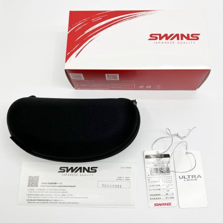  SWANS スワンズ サングラス ケース付 キズ有り E-NOX8 ホワイト