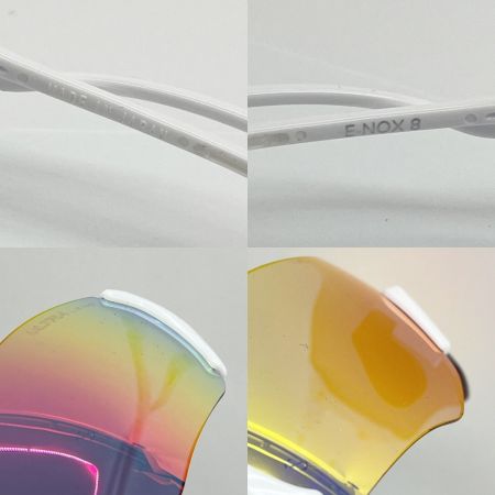  SWANS スワンズ サングラス ケース付 キズ有り E-NOX8 ホワイト