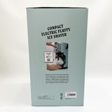  ラドンナ LADONNA Toffy 電動ふわふわかき氷器 ペールアクア 2025年製  K-IS13-PA