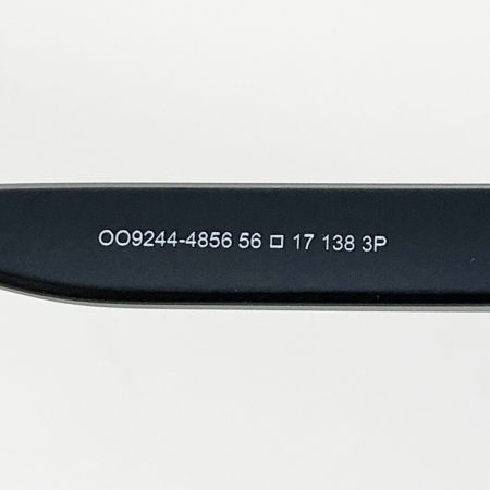  OAKLEY オークリー サングラス 偏光  OO9244-4856 ブラック×ブルー