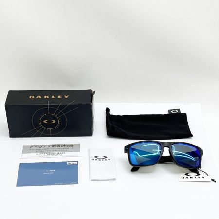  OAKLEY オークリー サングラス 偏光  OO9244-4856 ブラック×ブルー