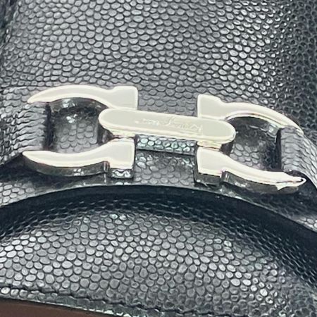  Ferragamo フェラガモ ビットローファー 6 1/2 LX2231 ブラック