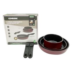 ◆◆ COMBEKK COMBEKK STACKABLE COOKWARE 5Pセット 鍋・フライパンセット Aランク