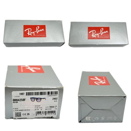  RAY-BAN レイバン サングラス ブラック ブルー ケース・箱付 ORB4258F-52-601