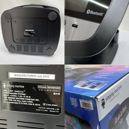   Singing Machine Wi-Fi カラオケマシーン Bluetooth 2025年製