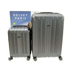  DELSEY スーツケース  ヘリウムエッジ 2個セット 36L-101L TSAロック対応 ブラック Aランク