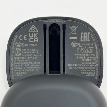  ANKER アンカー(家電) 完全ワイヤレスイヤフォン Liberty4 ブラック