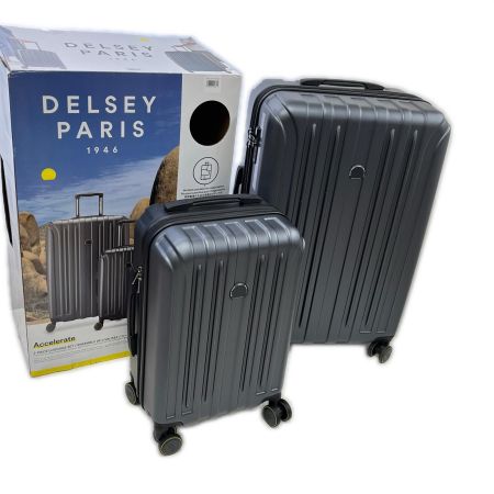  DELSEY スーツケース アクセレレート ハードサイド ラゲッジセット 2ピース 1819427 ブラック