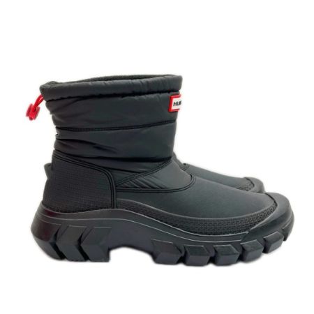  HUNTER ハンター ショートスノーブーツ 25cm ＃62291 箱付 ブラック