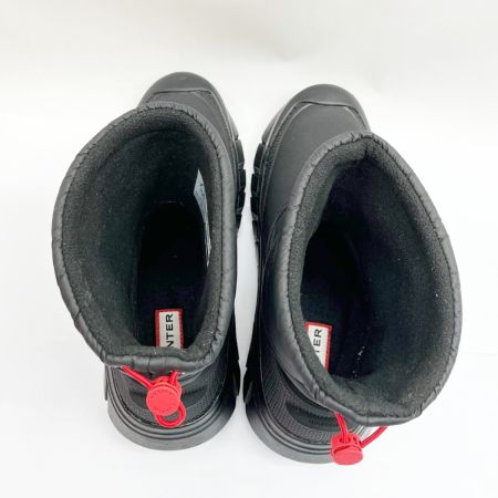  HUNTER ハンター ショートスノーブーツ 25cm ＃62291 箱付 ブラック