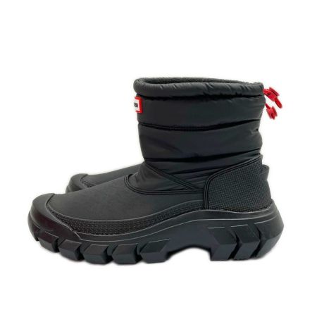  HUNTER ハンター ショートスノーブーツ 25cm ＃62291 箱付 ブラック