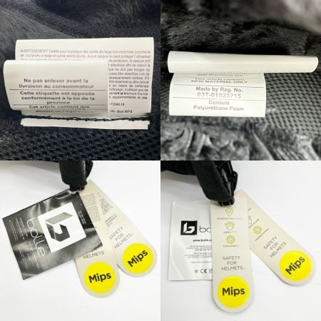   BOLLE ADULT HELMET ボレー Mサイズ 大人用 スノーヘルメット 1516990 55-57cm ブラック  ブラック