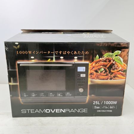  YAMAZEN 山善 スチームオーブンレンジ 2025年製 横開き CRK-F2531TSV ブラック