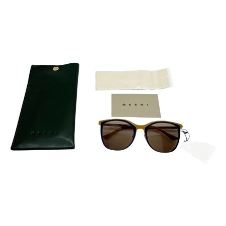  MARNI マルニ サングラス ブラウン ブルー ケース付き レディース ME102S 728