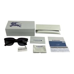  BURBERRY バーバリー サングラス チェック ケース・箱付 B4446-D 4115/8G ボルドー Aランク